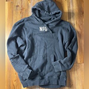 NFG Original Navy Logo Hoodie Medium M